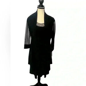 R & M Richards 2 piece Navy Women’s size 6 2 piece dress